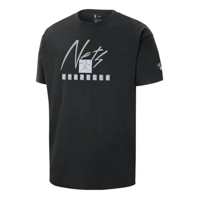 AIR JORDAN Air Jordan x NBA Brooklyn Nets T-Shirt 'Black'