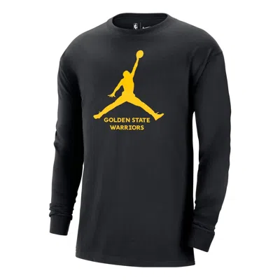 AIR JORDAN Air Jordan x NBA Golden State Warriors Essential Long-Sleeve T-Shirt 'Black'