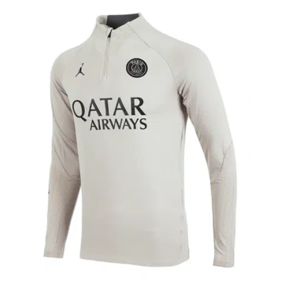 AIR JORDAN Air Jordan x Paris Saint-Germain Dri-FIT Knit Soccer Drill Top 'Stone'