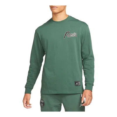 AIR JORDAN Air Jordan x PSG Long Sleeve Graphic T-Shirt 'Noble Green'