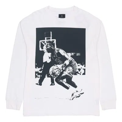 AIR JORDAN Air Jordan x union Crossover Round Neck Pullover 'White Black'