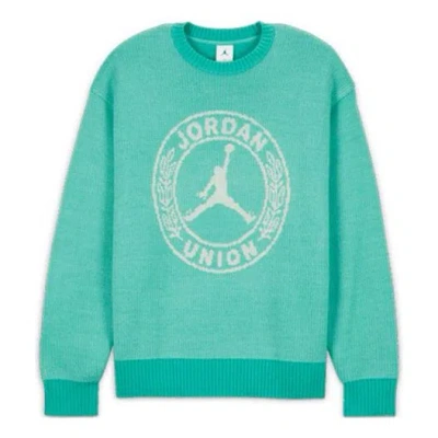 AIR JORDAN Air Jordan x Union MJ Sweater (Asia Sizing) 'Kinetic Green White'