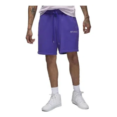 AIR JORDAN Air Jordan x Wordmark Logo Sweatshort 'Purple White'