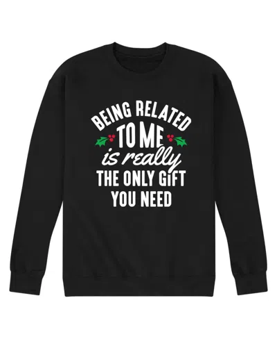 AIRWAVES MEN'S BEING RELATED TO ME FLEECE T-SHIRT
