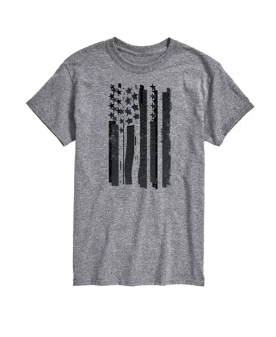 AIRWAVES MEN'S GLITCH AMERICAN FLAG SHORT SLEEVE T-SHIRT