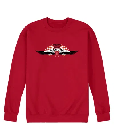 AIRWAVES MEN'S NASCAR LOGO LONG SLEEVE FLEECE T-SHIRT