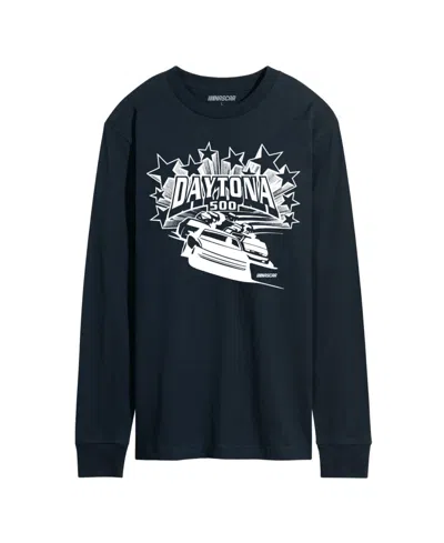 AIRWAVES MEN'S NASCAR STARS AND STRIPES LONG SLEEVE T-SHIRT