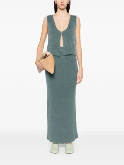 AISLING CAMPS BRUSHED MAXI SKIRT