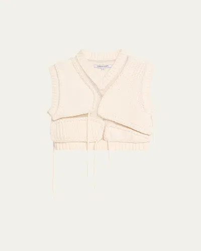 AISLING CAMPS TORTOISE MESH CROPPED VEST