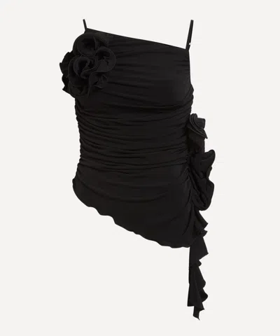 AJE AJE WOMEN'S SERENE ASYMMETRIC GATHERED TOP