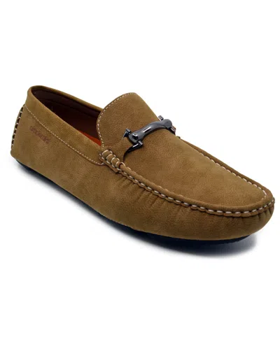 AKADEMIKS MEN'S WESTON SLIP ON BUCKLE LOAFERS