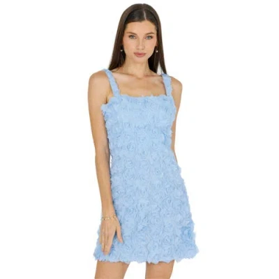 AKALIA AKALIA MELVINA 3D FLORAL MINI DRESS