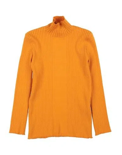 AKEP AKEP TODDLER GIRL TURTLENECK MARIGOLD SIZE 4 VISCOSE, POLYESTER, POLYAMIDE