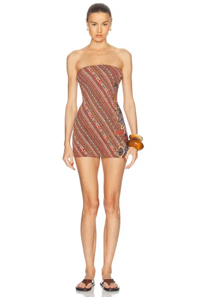 AKOIA SWIM BATIK TUBE DRESS