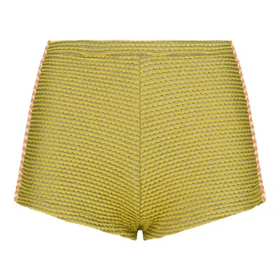 AKOSHA SWIMWEAR WOMEN'S GREEN MIA SHORT