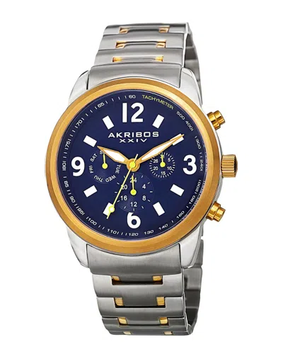 AKRIBOS XXIV AKRIBOS XXIV MEN'S STAINLESS STEEL WATCH