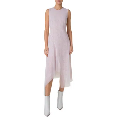 AKRIS AKRIS SLEEVELESS TECHNICAL TULLE DRESS