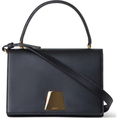 AKRIS AKRIS SMALL ALICE LEATHER TOP HANDLE BAG