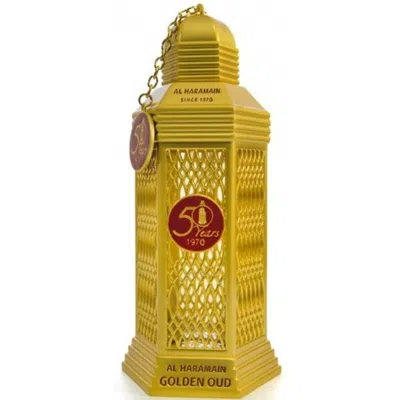 AL HARAMAIN AL HARAMAIN LADIES 50 YEARS GOLDEN OUDH EDP SPRAY 3.3 OZ (TESTER) FRAGRANCES 000950039173
