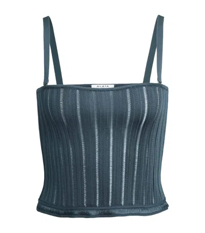 ALAÏA CRINOLINE-KNIT TANK TOP
