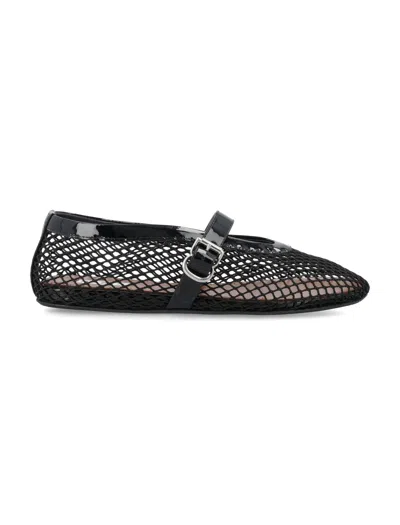 ALAÏA FISHNET BALLET FLAT