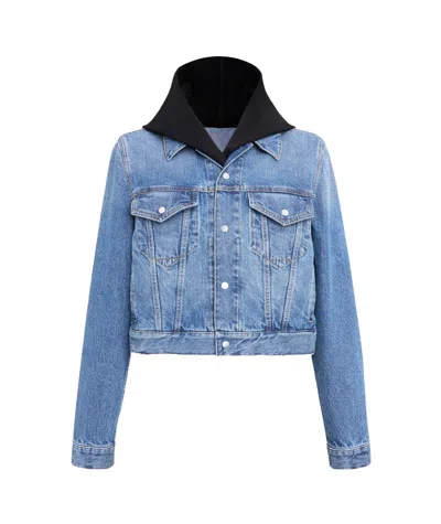 ALAÏA ALAÏA BUTTONED LONG-SLEEVED DENIM JACKET