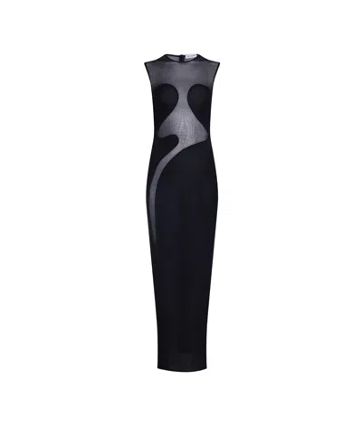 ALAÏA ALAÏA KNIT MOLDED BODYCON DRESS