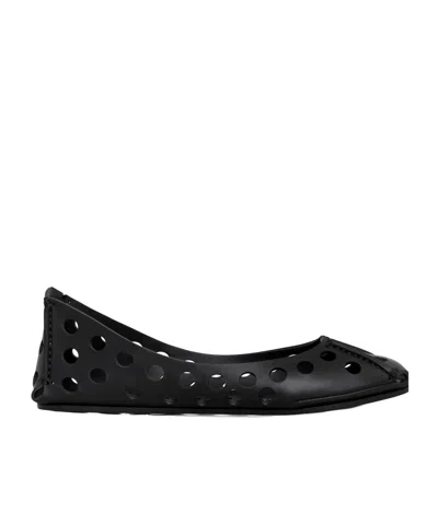 ALAÏA ALAÏA CUT-OUT BALLET FLATS