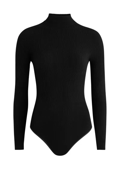 ALAÏA ALAÏA RIBBED-KNIT BODYSUIT