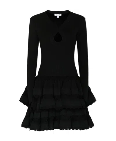 ALAÏA RUFFLED DRESS