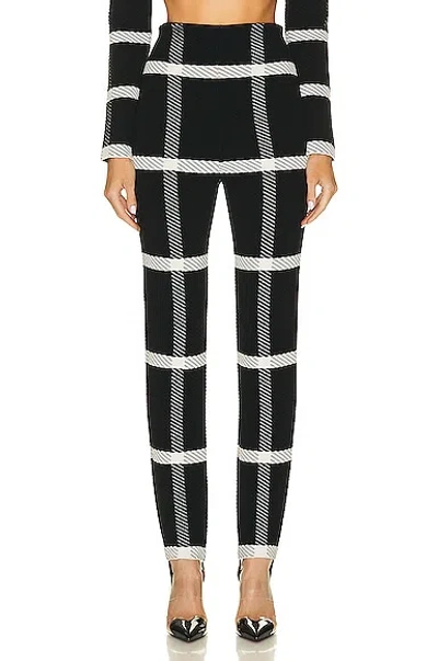 ALAÏA TARTAN LEGGIN