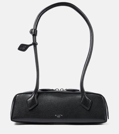 ALAÏA ALAÏA TECKEL SMALL LEATHER SHOULDER BAG
