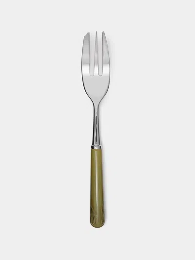 ALAIN SAINT-JOANIS MARBLED RESIN SERVING FORK
