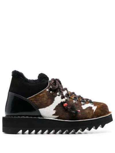 ALANUI WOMEN BROWN CAPRI ANKLE BOOTS, 3.5 LUXURY BOOTS FOR WOMEN DARVEYS