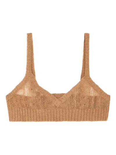 ALANUI DESERT DRIFT CABLE-KNIT TOP