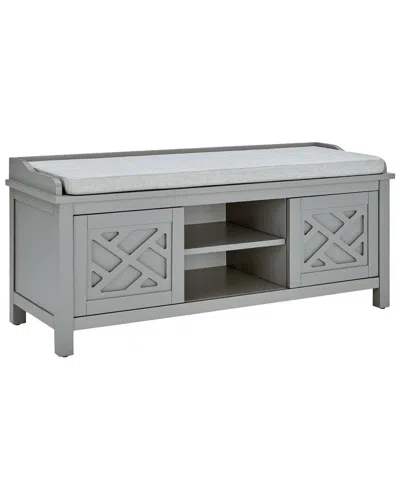 ALATERRE ALATERRE COVENTRY 45IN WOOD STORAGE BENCH WITH CUSHION