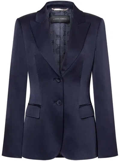 ALBERTA FERRETTI BUTTONED LONG SLEEVE BLAZER