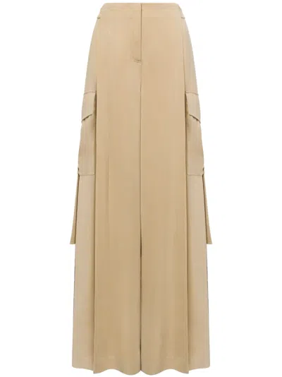 ALBERTA FERRETTI CARGO-POCKETS PALAZZO PANTS