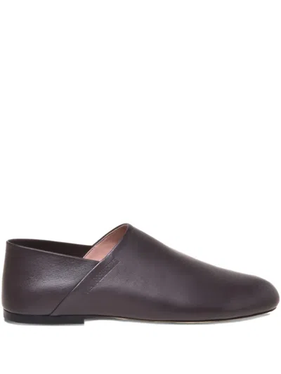 ALBERTA FERRETTI LEATHER LOAFERS