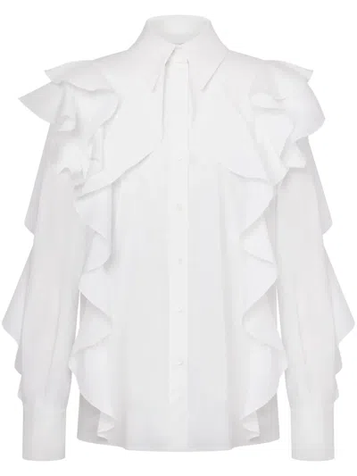 ALBERTA FERRETTI RUFFLED SHIRT