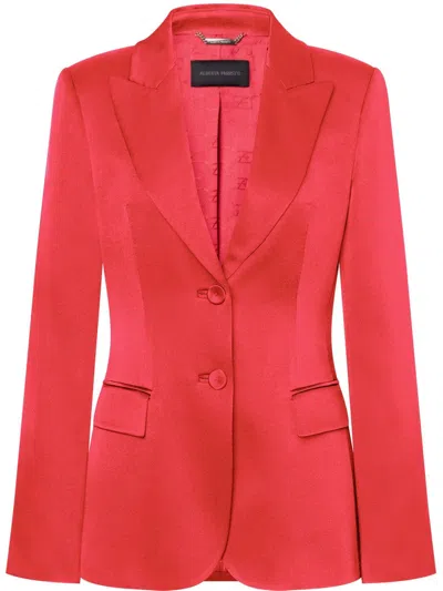 ALBERTA FERRETTI SATIN BLAZER
