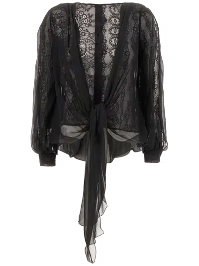 ALBERTA FERRETTI SILK BLOUSE