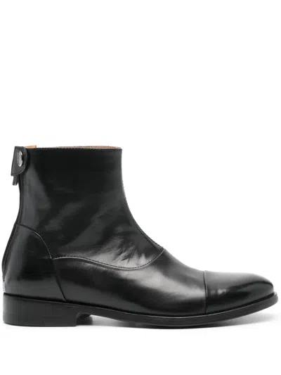 ALBERTO FASCIANI GILL 70009 LEATHER ANKLE BOOTS