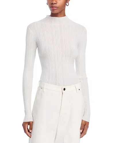 A.L.C A. L.C. HUGH MOCK NECK LONG SLEEVE TOP