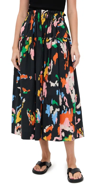 A.L.C A. L.C. JAYDEN SKIRT BLACK MULTI