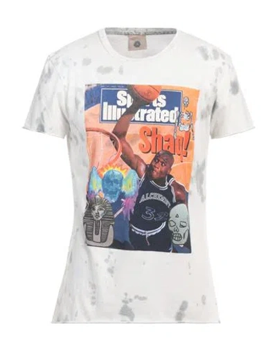 ALCHEMIST ALCHEMIST MAN T-SHIRT OFF WHITE SIZE L COTTON