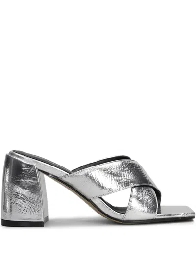 ALCHIMIA DI BALLIN 75MM LEATHER MULES