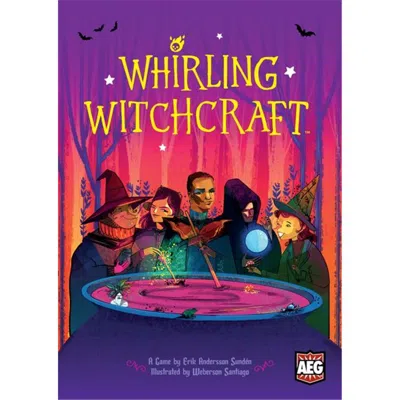 ALDERAC ENTERTAINMENT GROUP WHIRLING WITCHCRAFT FANTASY FAMILY FRIENDLY FUN BOARD GAME