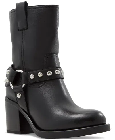 ALDO WOMEN'S ALBAI MOTORCYCLE STUD ANKLE BOOTIES