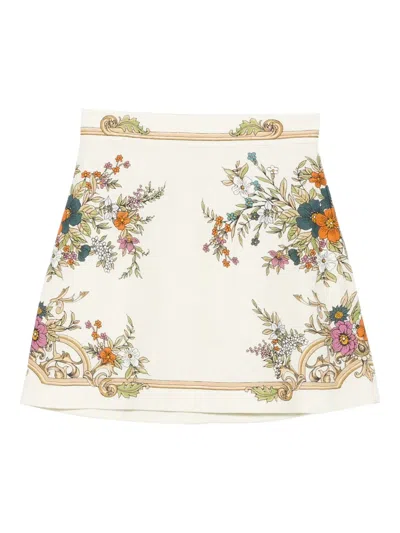 ALEMAIS FLORAL-PRINT MINI SKIRT